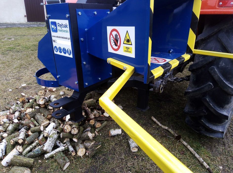 NOWY mechanizm RĘBAKA do9cm- rebak walcowy W100 niebieski rozdrabniacz