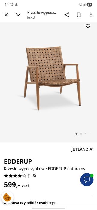 Krzesło jysk stan idealny