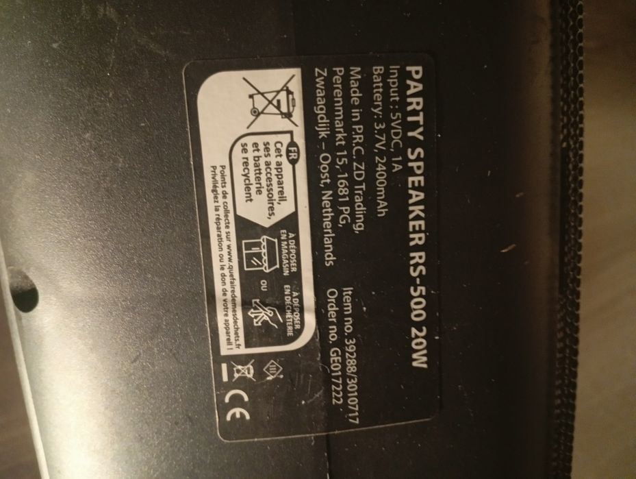 Głośnik bluetooth 20W