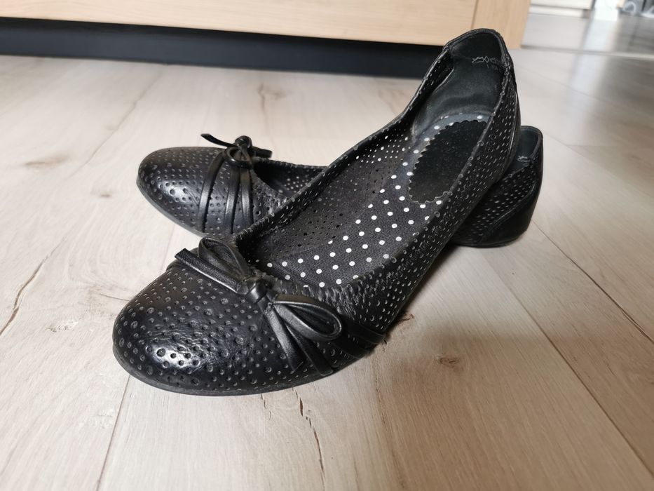 Balerinki z kokardką, rozm. 38