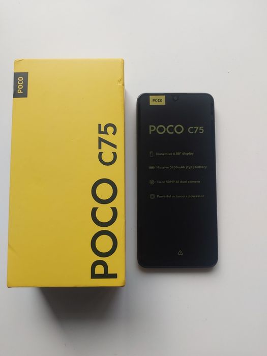 Телефон Poco c75 8/256 gb Black
