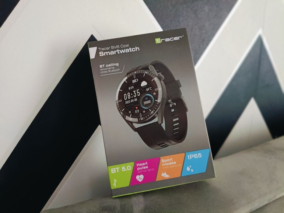 Zegarek smartwatch tracer sm06 opal nowy