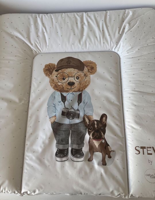 Пеленальный матрас на комод Ceba Baby Fluffy Puffy Steve 75x72 см