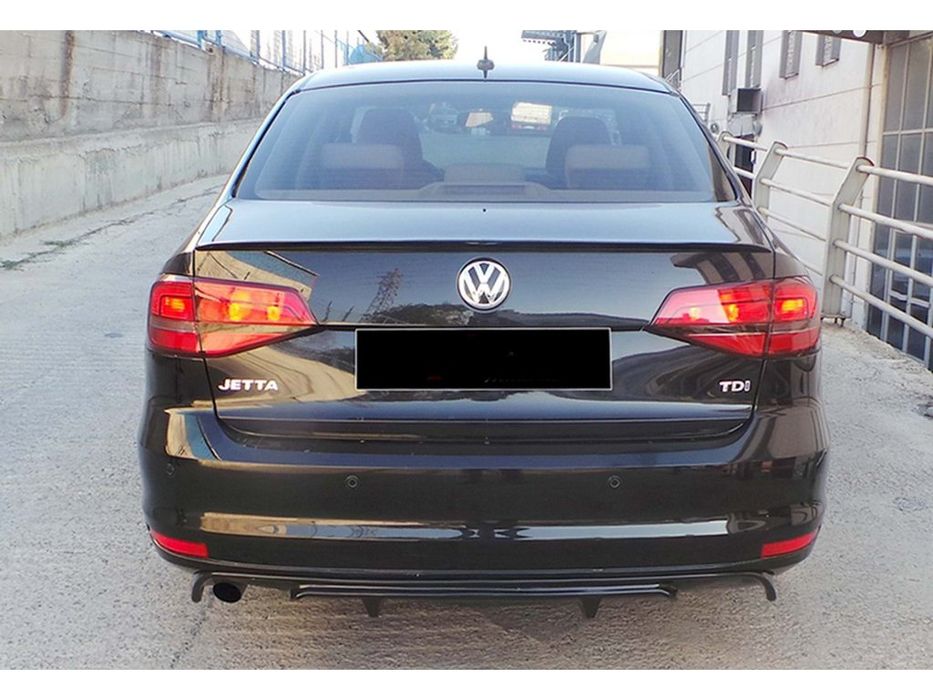 Volkswagen Jetta 2014-2018 Задній дифузор DPT (чорний глянець)