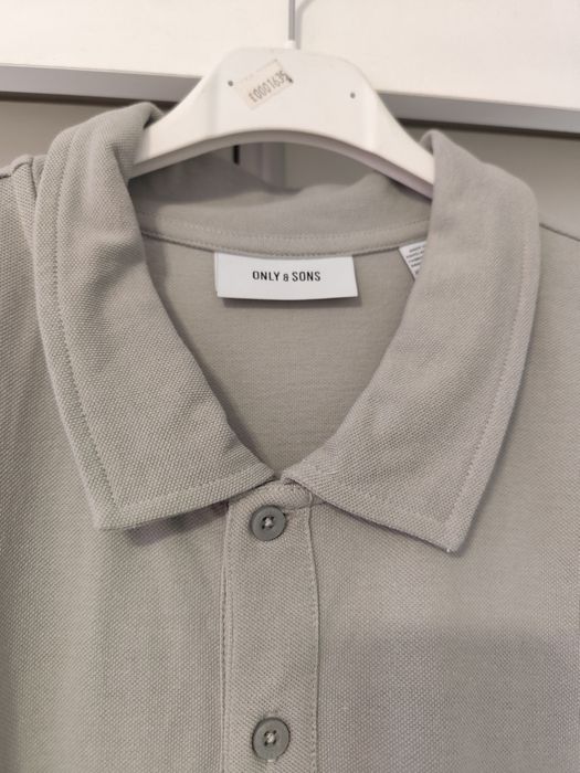 Koszulka polo oliwkowa XXL krótki rękaw ONLY&Sona