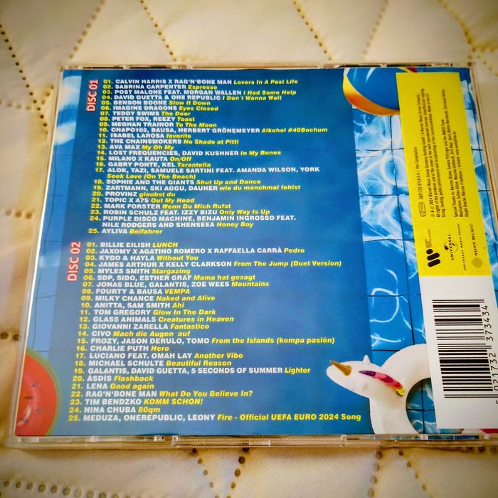 CD duplo Bravo Hits 126 - ano 2024 verão
