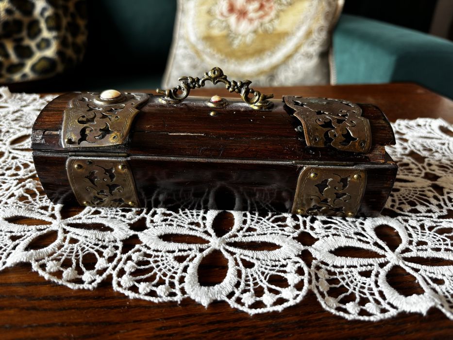 Szkatuła, etui Biedermeier XIX wiek