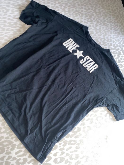 T-shirt Converse czarny