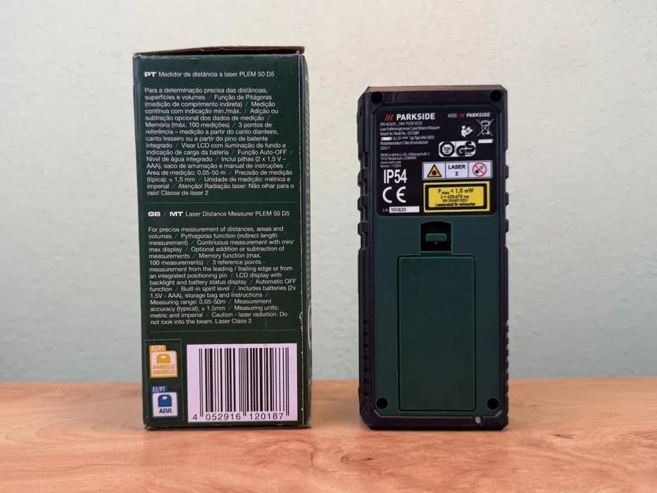 Medidor laser de distância / área (20 m) **novo**