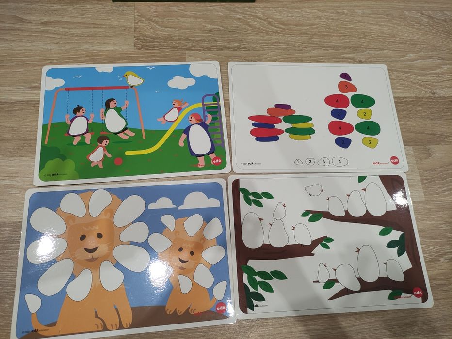 Веселкова галька. Набір "Хамелеон" (48 камінців) EDX Education