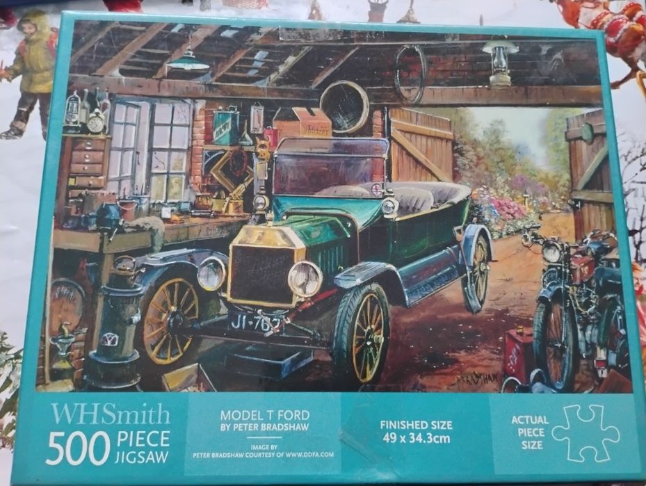 Puzzle 500 retro auto