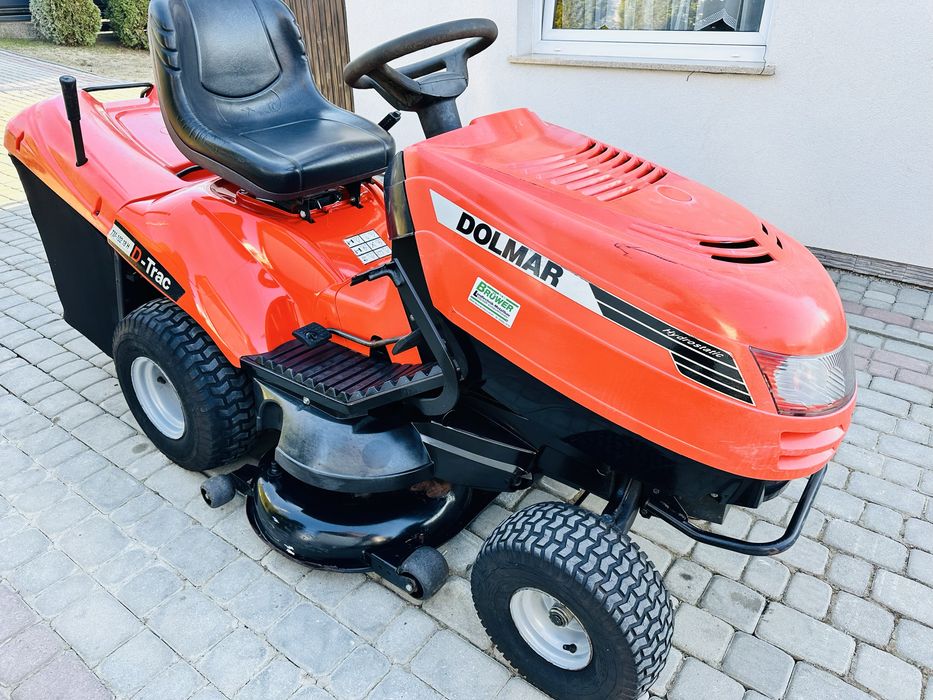 Traktorek kosiarka Dolmar Briggs 18,5 km pompa oleju kosz