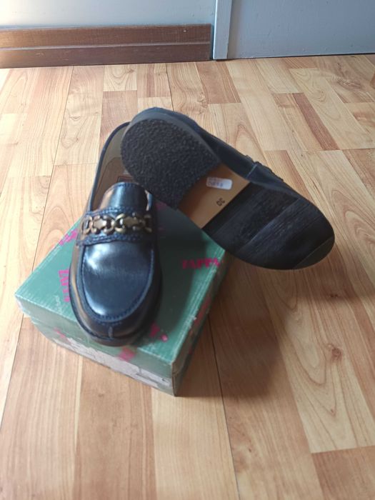 Sapato criança em pele, tamanho 30