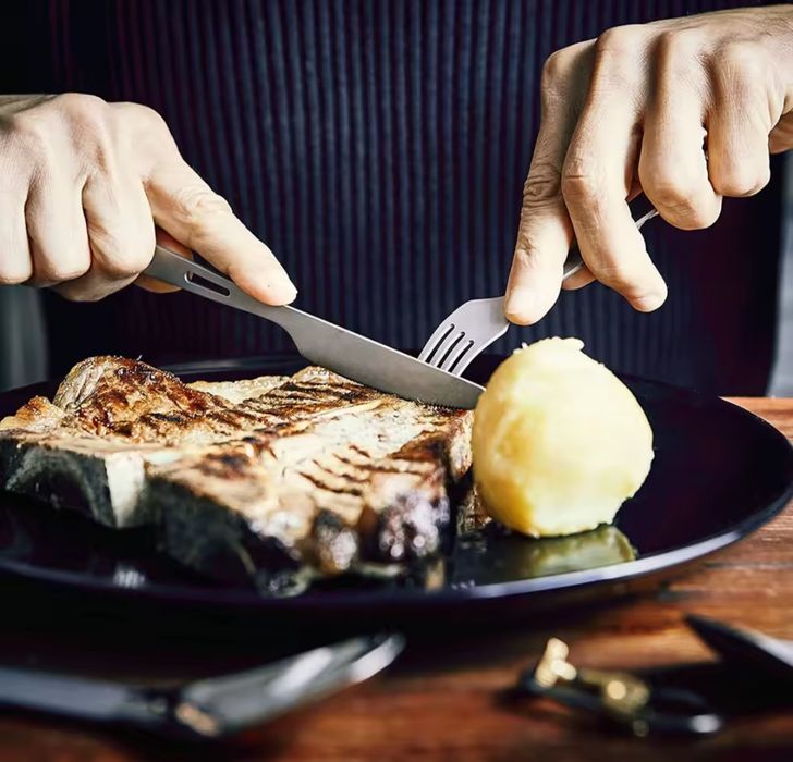 Посуда титанова ложки вилки чашки чайник посуд