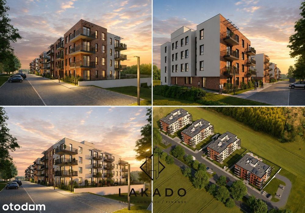 Nowe słoneczne 4 pokoje z balkonem | 77,82 m²