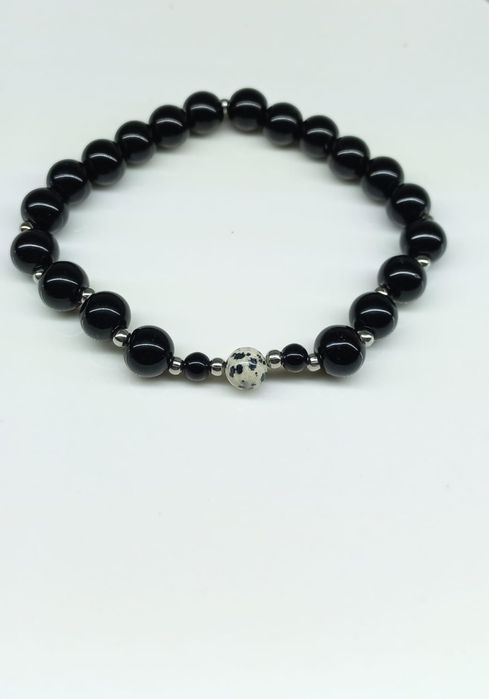 Bransoletka z kamieni naturalnych na gumce