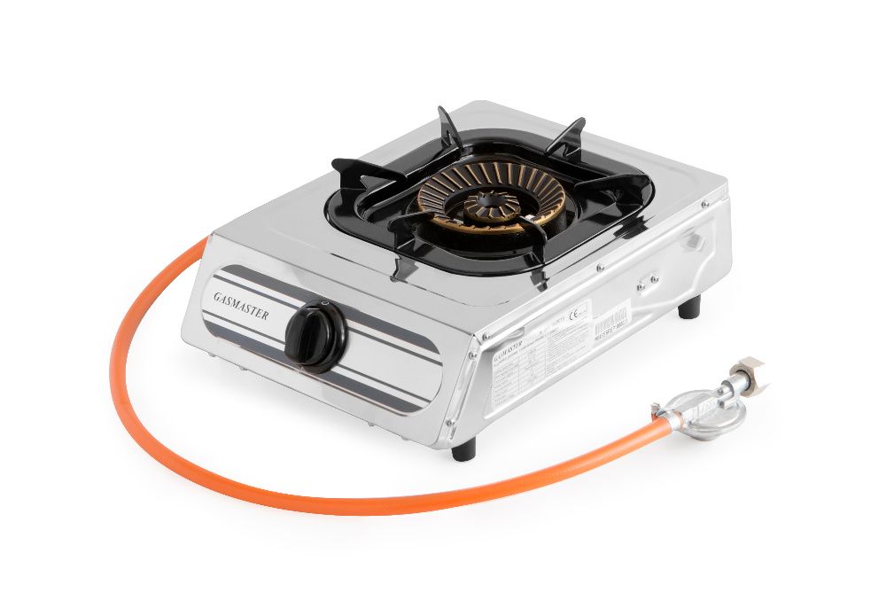 kuchenka gazowa jednopalnikowa do wewnątrz z zabezpieczeniem i zapalar