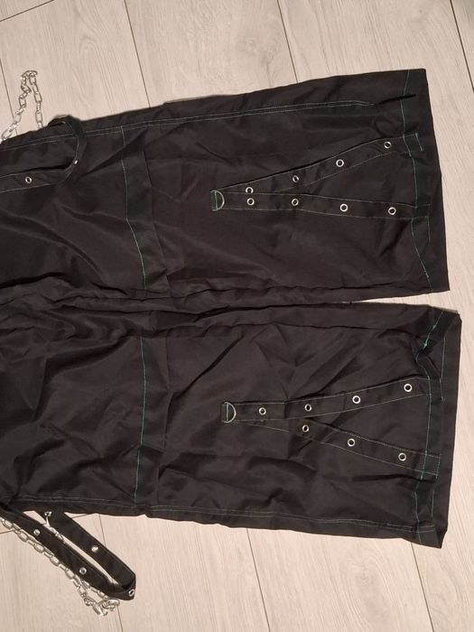 Super szerokie spodnie M gothic cybergoth punk rock