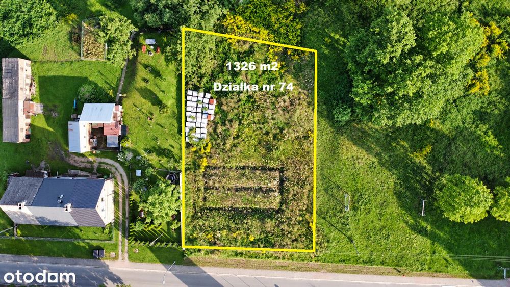 Działka z projektem, pozwoleniem na budowę i materiałami