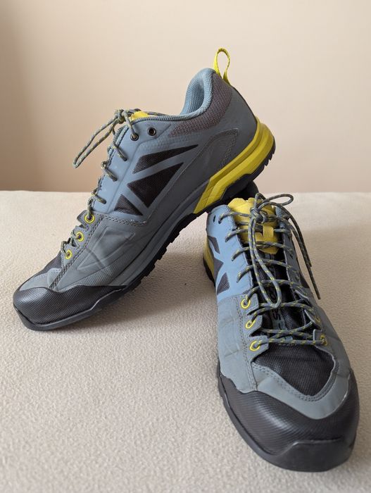 Кроссовки Salomon X ALP SPRY GTX® Stormy Wea/Magnet FW18-19 серые. р46