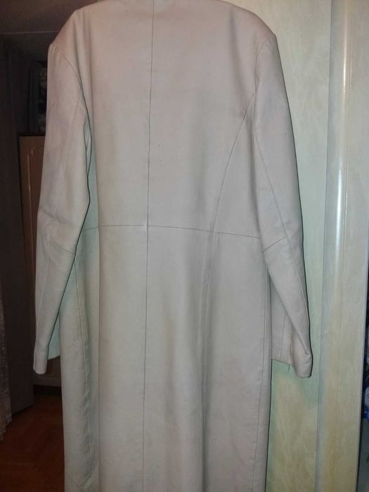 Шкіряний кардиган, пальто