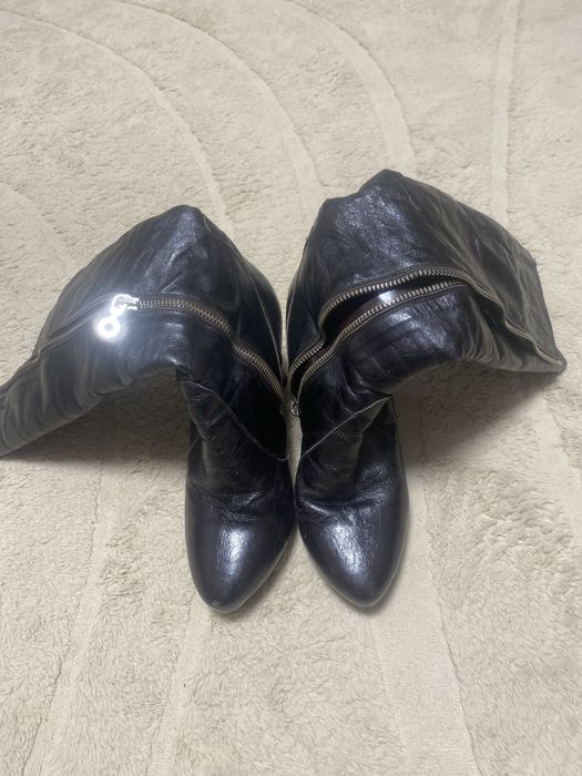 Adami high-heel leather boots in size 37.5