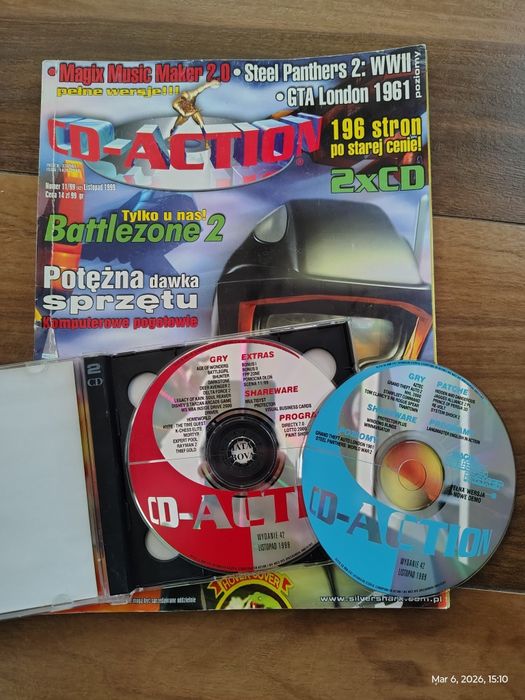 CD Action 11/99 + dwie płyty
