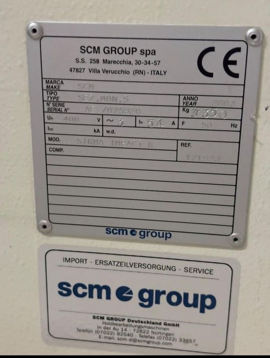 Piła panelowa scm sigma 85 impact