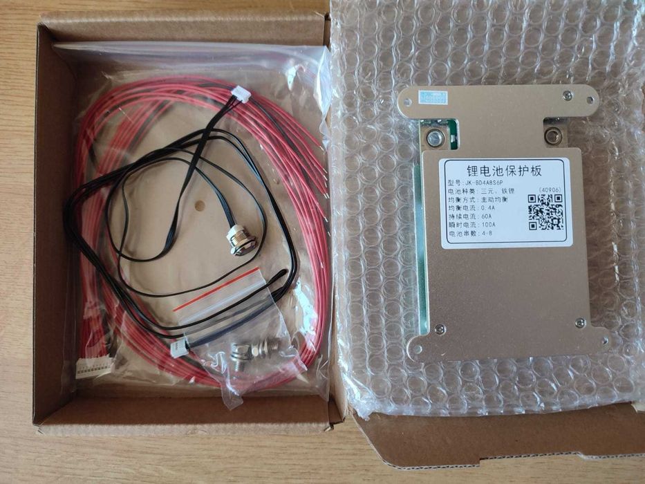 JK-BD4A8S6P Smart BMS JIKONG, 4-8 S контролер 60-100A, LiFePO4/Li-ion