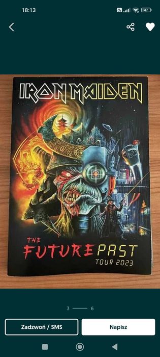 Tourbook 2023 z trasy Iron Maiden !!!