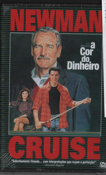 Dvd A Cor do Dinheiro - drama - Paul Newman/ Tom Cruise - selado