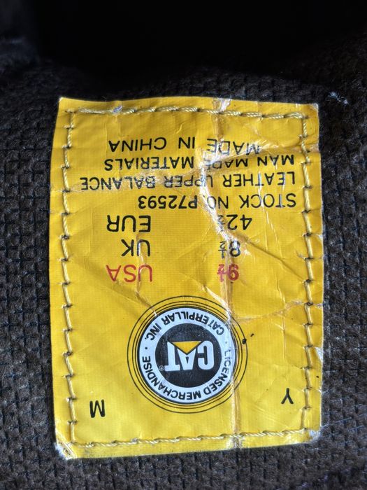 Botas Caterpillar tamanho 42,5