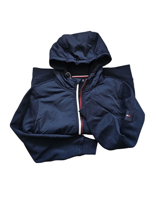 Tommy Hilfiger nowa kurtka/bluza męska z kapturem ocirplana r. M