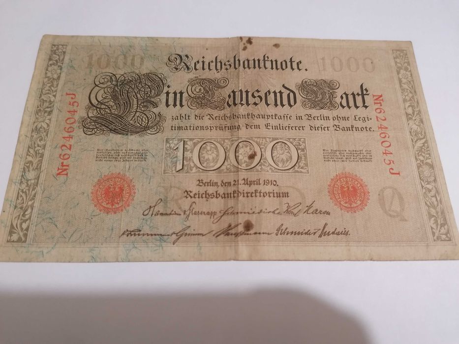 Nota Alemanha Berlim de 191064750486993154120