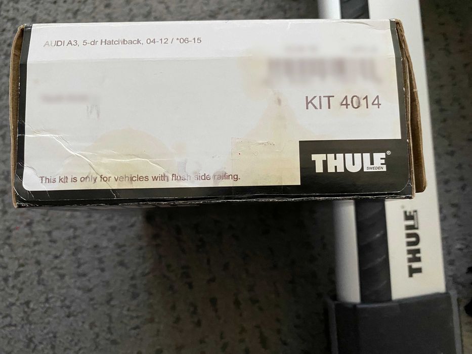 2 Barras tejadilho Thule WingBar (959X e 959XB) + Rapid Kit 4014