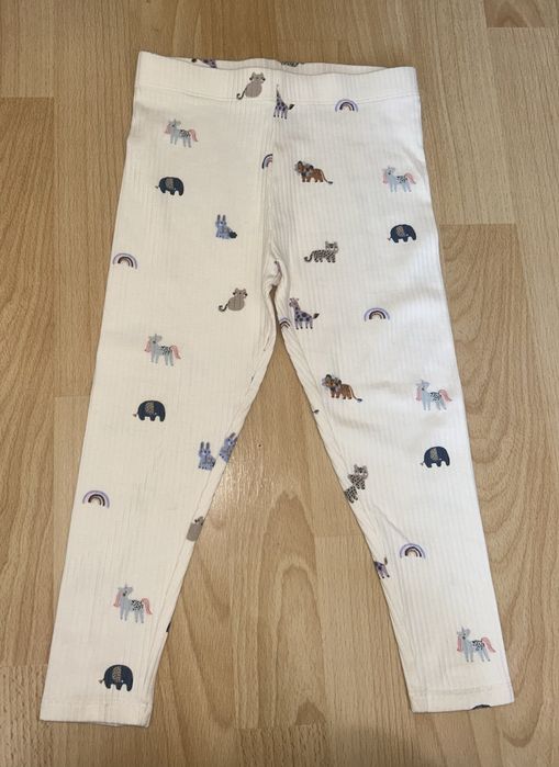 Prążkowane legginsy dziewczęce NEXT