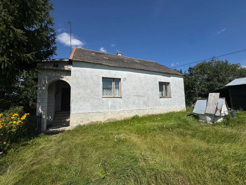 Dom 80m2 Maciejowice gmina Gnojno, działka 3663m2, budynki gospodarcze