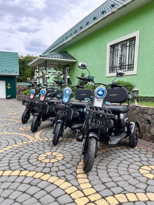 електро трайк тРИЦИКЛ скутер на три колеса fada Oldi 1000w Доставка