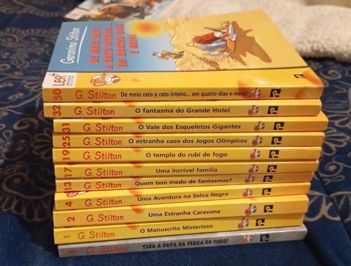 Livros Geronimo Stilton