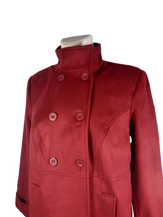 Nowy bordowy płaszcz 44,XXL BonPrix BPC kurtka plus size