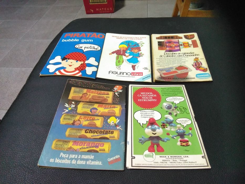 Lote "BD" 5 livros