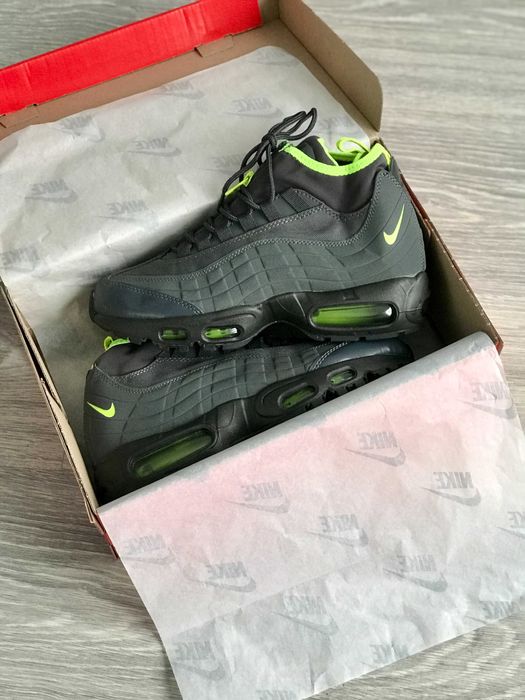 Мужские зимние кроссовки Nike Air Max 95 Sneakerboot "Grey" 40-45