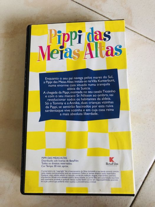 Filme VHS - Pippi das Meias Altas