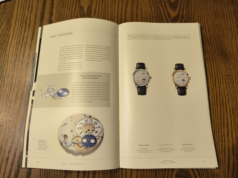 Katalog zegarków A. Lange & Söhne 2008