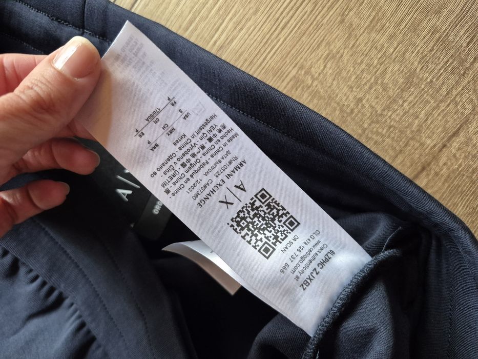 Spodnie Dresowe Męskie Armani Exchange S
