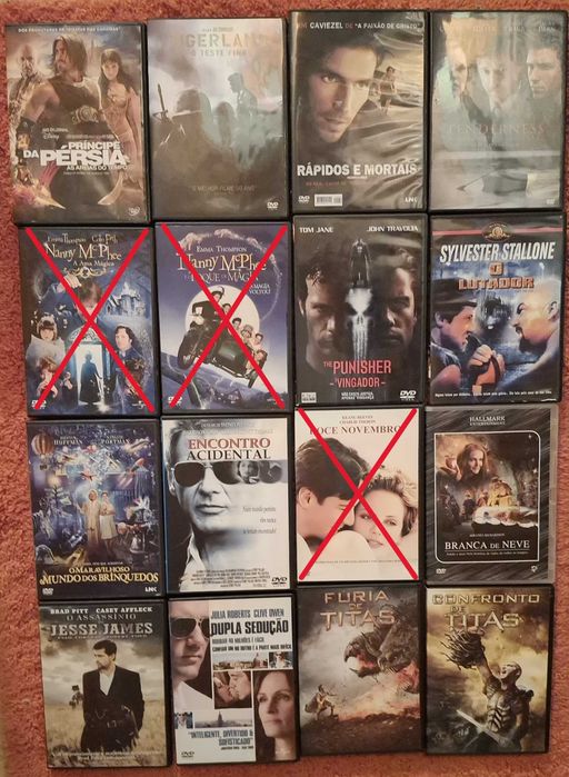 DVD's - Vários - como novos