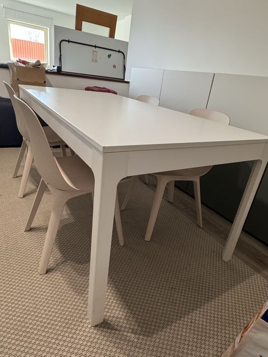 Mesa extensivel branca