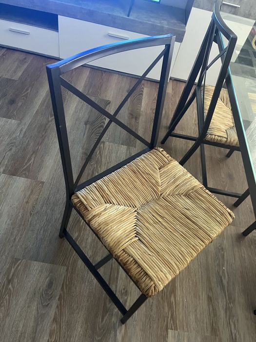 Mesa de jantar de vidro