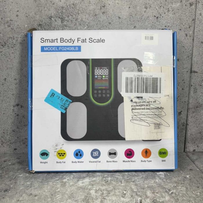 Smart Body Fat Scale FG2421LB Waga z pomiarem tkanki tłuszczowej | Nieużywana | Firma