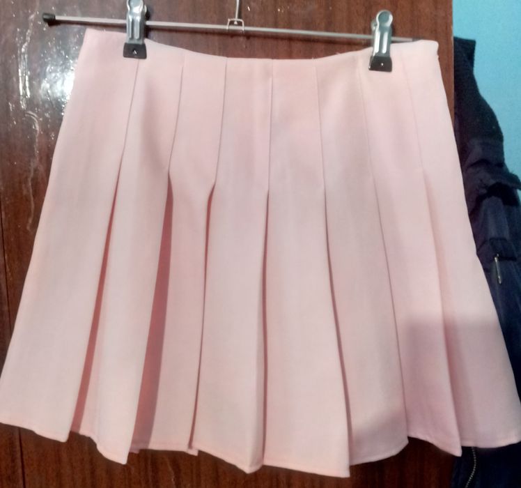 Спідниця з шортами ніжно рожева р. S